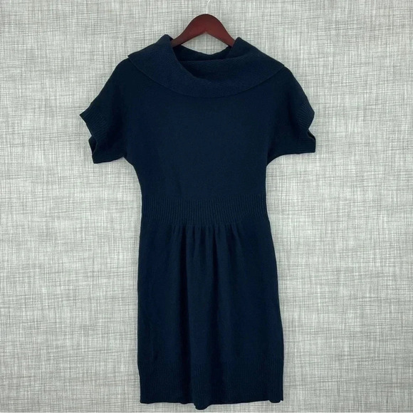 Loft Petites size SP cowl neck short sleeve sweater dress 0143 - Picture 1 of 7